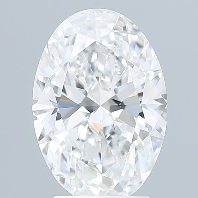 3.09 Carat Oval Shaped, Ideal Cut, D Color, VVS2 Clarity, IGI Certified Lab Grown Diamond