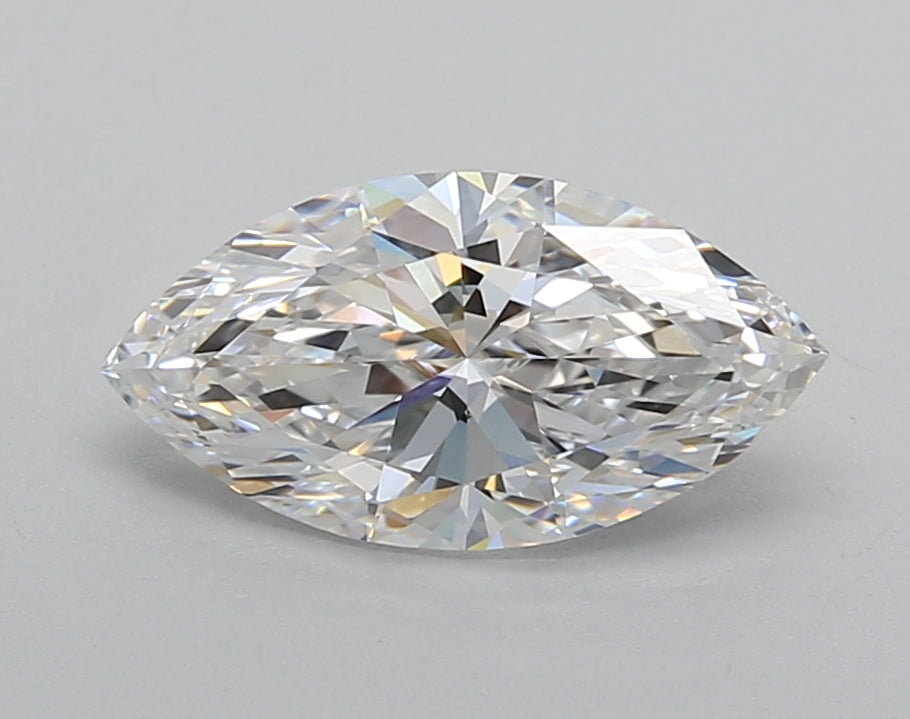 1.51 Carat Marquise Shaped, Excellent Cut, D Color, VVS1 Clarity, IGI Certified Lab Grown Diamond