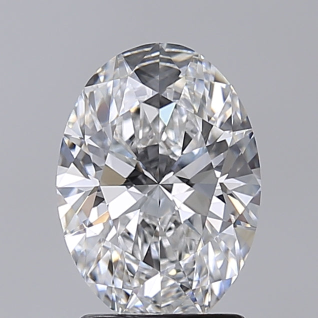 2.03 Carat Oval Shaped, Excellent Cut, D Color, VVS2 Clarity, IGI Certified Lab Grown Diamond