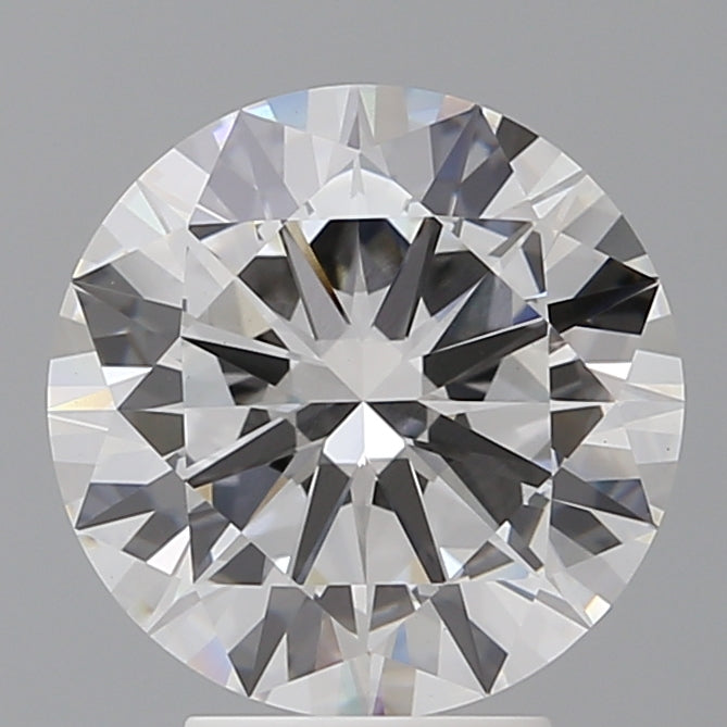 4.04 Carat Round Shaped, Excellent Cut, E Color, VVS2 Clarity, IGI Certified Lab Grown Diamond