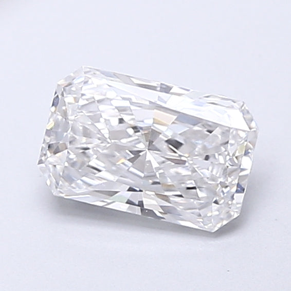 0.75 Carat Radiant Shaped, Very Good Cut, E Color, VS1 Clarity, IGI Certified Lab Grown Diamond