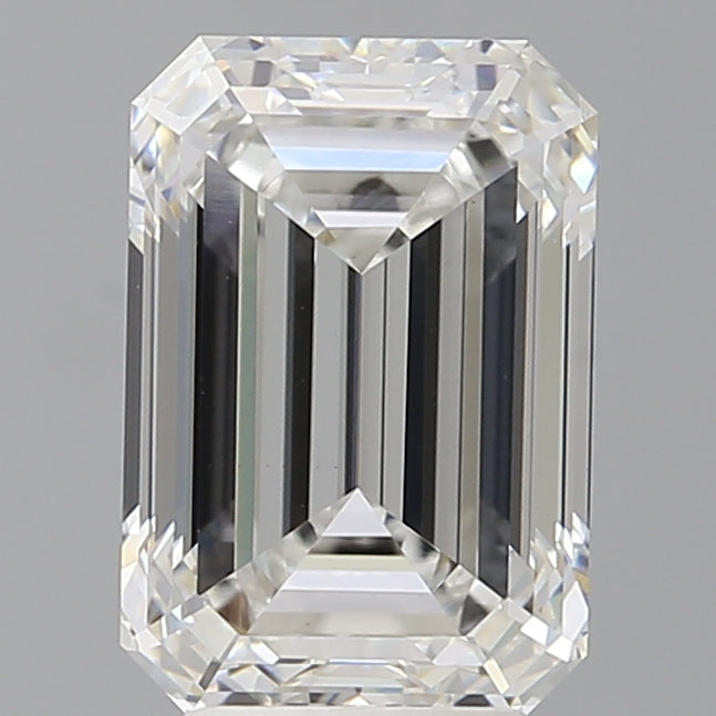 3.99 Carat Emerald Shaped, Ideal Cut, E Color, VS1 Clarity, IGI Certified Lab Grown Diamond