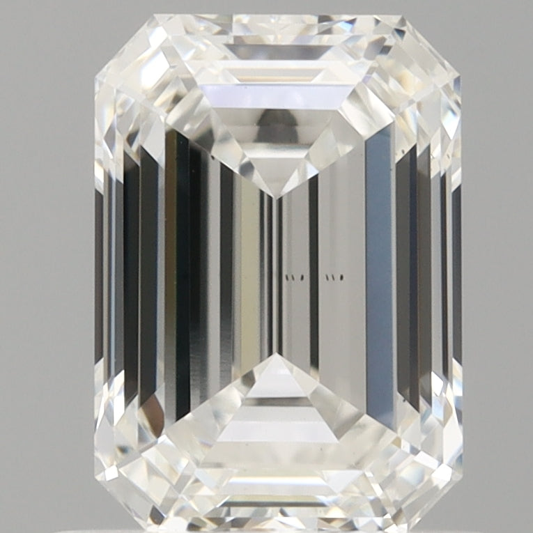 1.04 Carat Emerald Shaped, Ideal Cut, E Color, VS2 Clarity, IGI Certified Lab Grown Diamond