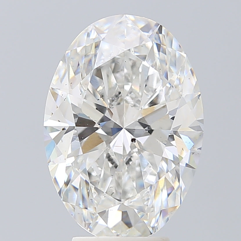 5.20 Carat Oval Shaped, Ideal Cut, F Color, SI1 Clarity, IGI Certified Lab Grown Diamond