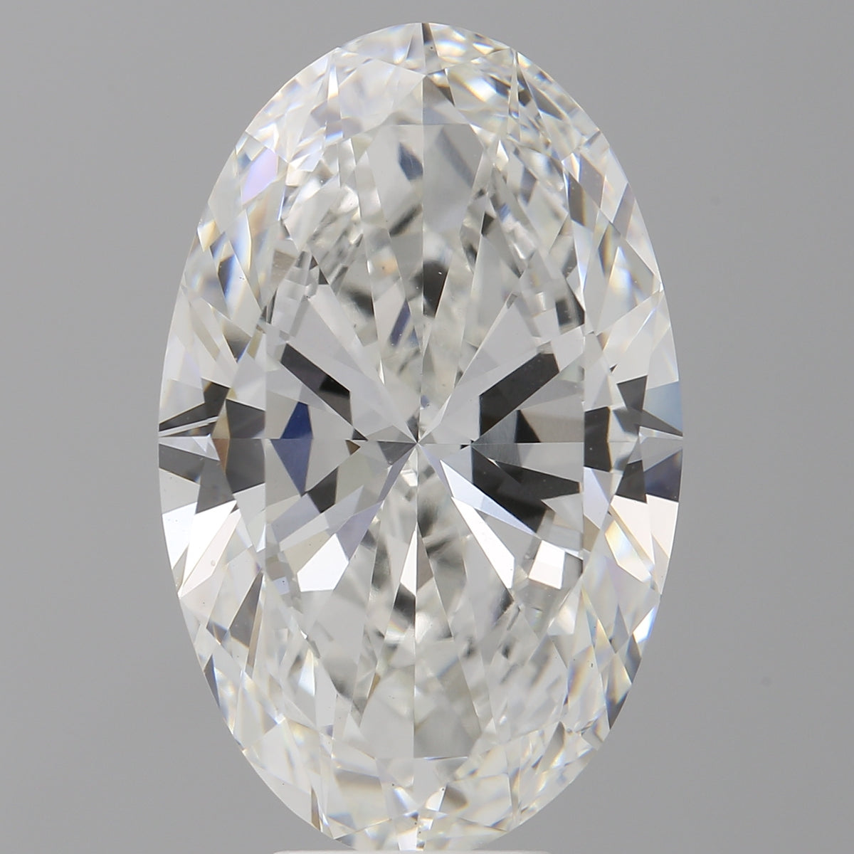 8.01 Carat Oval Shaped, Ideal Cut, F Color, VVS2 Clarity, IGI Certified Lab Grown Diamond