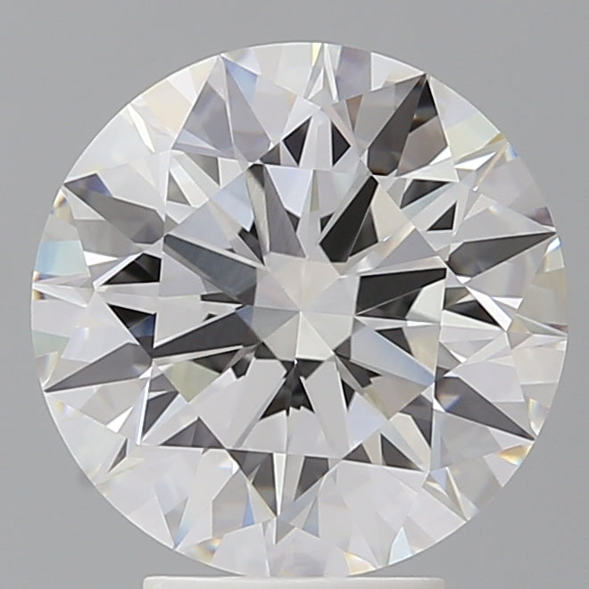 4.58 Carat Round Shaped, Ideal Cut, F Color, VVS2 Clarity, IGI Certified Lab Grown Diamond