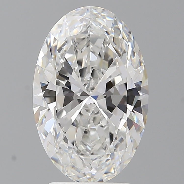3.52 Carat Oval Shaped, Ideal Cut, E Color, VVS2 Clarity, IGI Certified Lab Grown Diamond