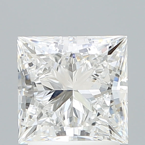 2.11 Carat Princess Shaped, Ideal Cut, D Color, VVS2 Clarity, IGI Certified Lab Grown Diamond