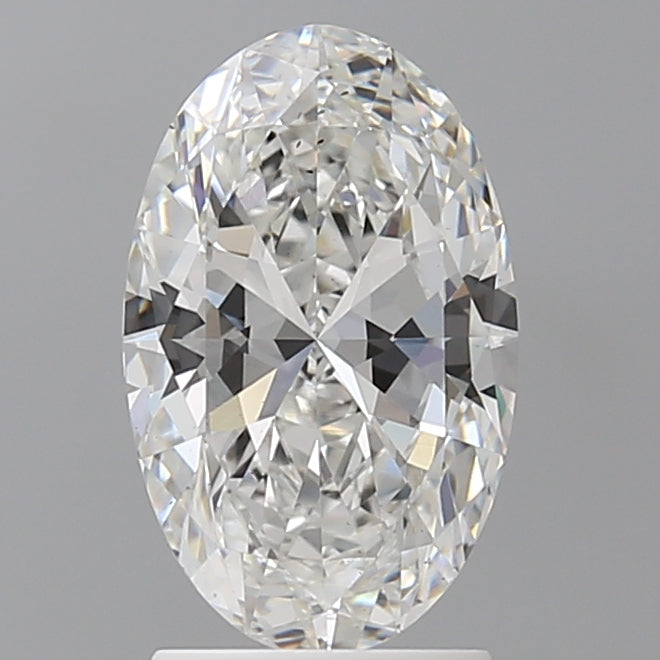 2.05 Carat Oval Shaped, Ideal Cut, E Color, VS2 Clarity, IGI Certified Lab Grown Diamond