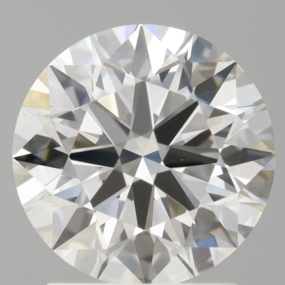 2.01 Carat Round Shaped, Ideal Cut, E Color, VVS2 Clarity, IGI Certified Lab Grown Diamond