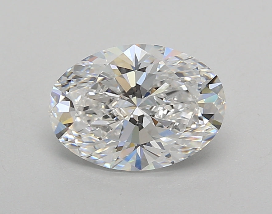 1.52 Carat Oval Shaped, Excellent Cut, D Color, VVS2 Clarity, IGI Certified Lab Grown Diamond