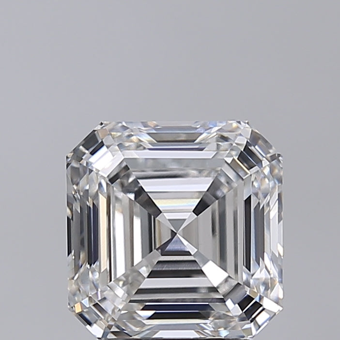 3.01 Carat Asscher Shaped, Very Good Cut, F Color, VVS2 Clarity, IGI Certified Lab Grown Diamond