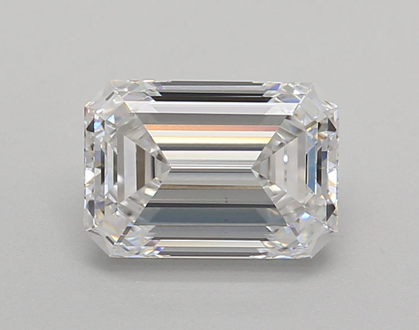 1.83 Carat Emerald Shaped, Very Good Cut, D Color, VS1 Clarity, IGI Certified Lab Grown Diamond