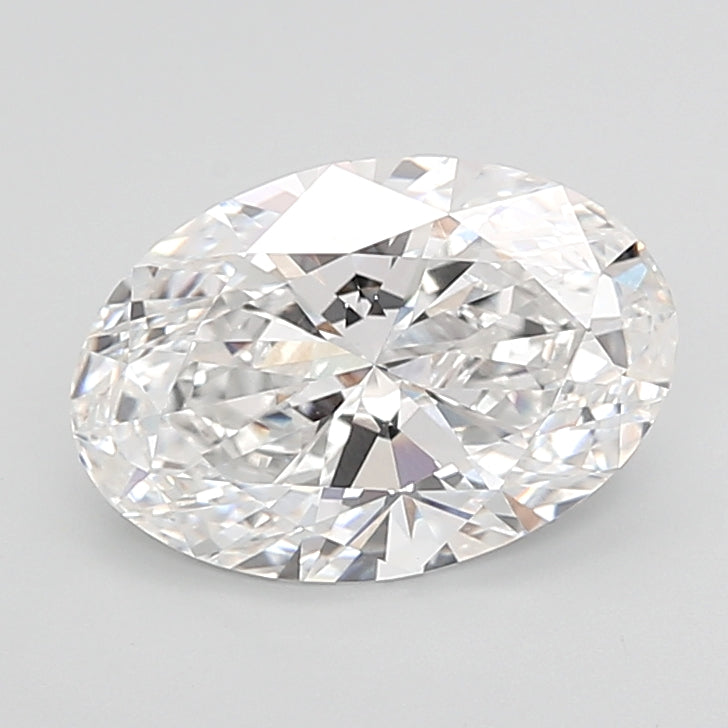 4.08 Carat Oval Shaped, Ideal Cut, E Color, VVS2 Clarity, IGI Certified Lab Grown Diamond