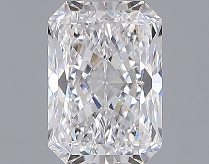1.52 Carat Radiant Shaped, Ideal Cut, D Color, VVS1 Clarity, IGI Certified Lab Grown Diamond