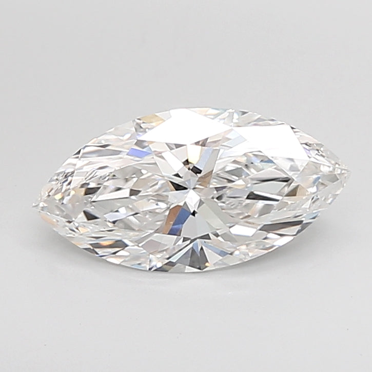 2.53 Carat Marquise Shaped, Ideal Cut, E Color, VVS2 Clarity, IGI Certified Lab Grown Diamond