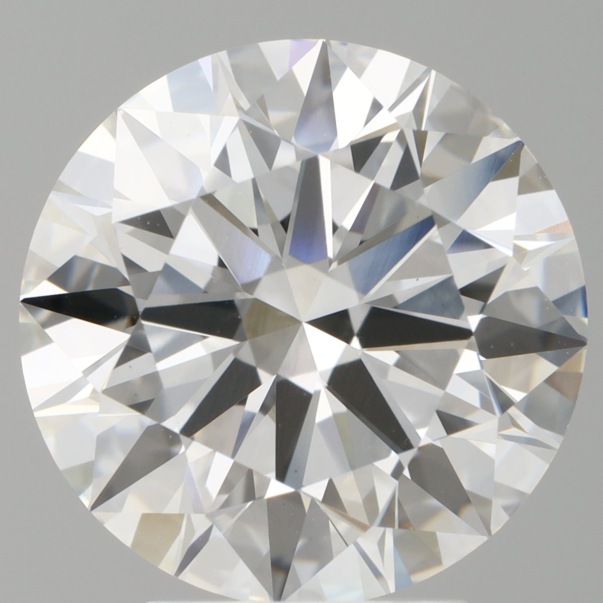 4.08 Carat Round Shaped, Ideal Cut, E Color, VVS2 Clarity, IGI Certified Lab Grown Diamond