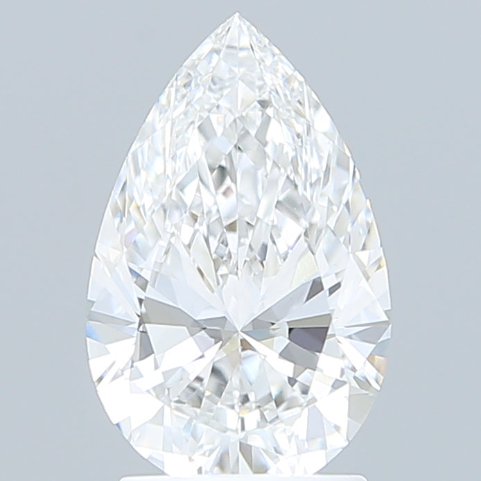 2.10 Carat Pear Shaped, Ideal Cut, E Color, VVS2 Clarity, IGI Certified Lab Grown Diamond