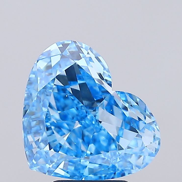 5.00 Carat Heart Shaped, Very Good Cut, VS1 Clarity, IGI Certified Lab Grown Diamond