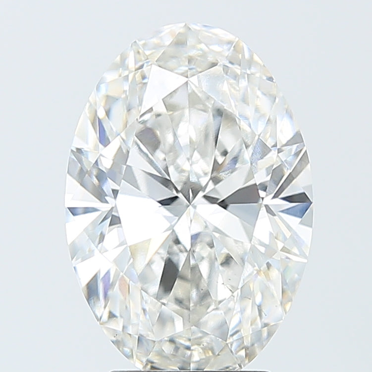 4.01 Carat Oval Shaped, Ideal Cut, F Color, VS2 Clarity, IGI Certified Lab Grown Diamond