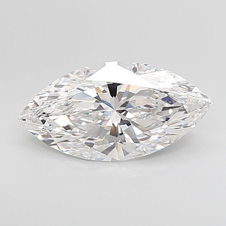 3.07 Carat Marquise Shaped, Ideal Cut, D Color, VS1 Clarity, IGI Certified Lab Grown Diamond