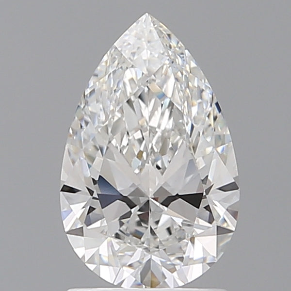 1.58 Carat Pear Shaped, Ideal Cut, E Color, VS1 Clarity, IGI Certified Lab Grown Diamond