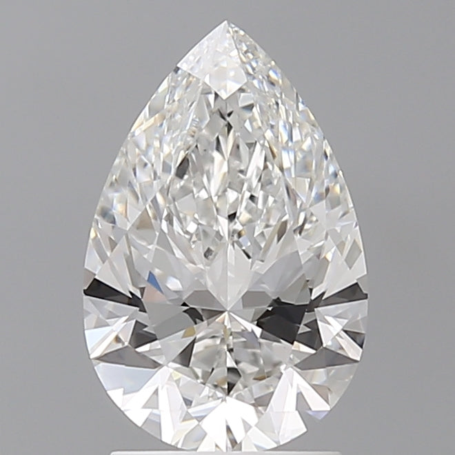 2.08 Carat Pear Shaped, Ideal Cut, E Color, VVS2 Clarity, IGI Certified Lab Grown Diamond