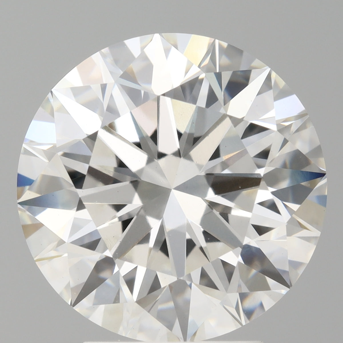 4.04 Carat Round Shaped, Ideal Cut, E Color, VVS2 Clarity, IGI Certified Lab Grown Diamond
