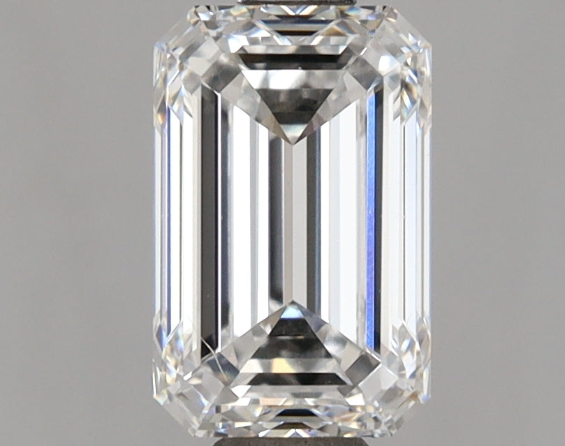 1.52 Carat Emerald Shaped, Ideal Cut, E Color, VVS2 Clarity, IGI Certified Lab Grown Diamond