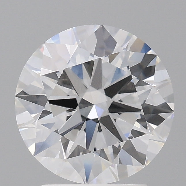 2.56 Carat Round Shaped, Ideal Cut, E Color, VVS2 Clarity, IGI Certified Lab Grown Diamond