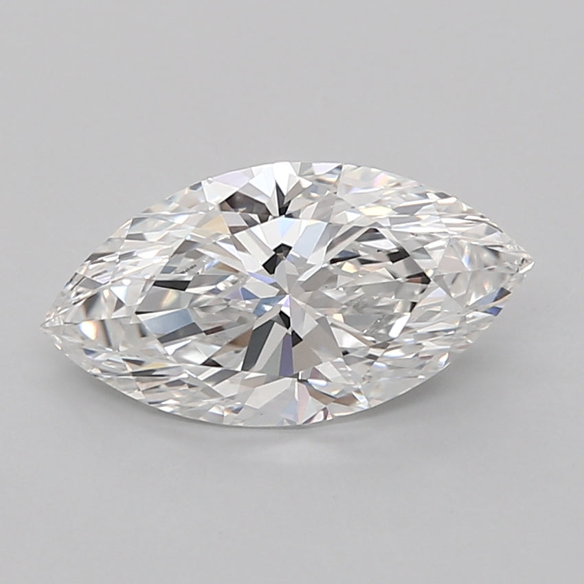 2.06 Carat Marquise Shaped, Ideal Cut, E Color, VVS2 Clarity, IGI Certified Lab Grown Diamond