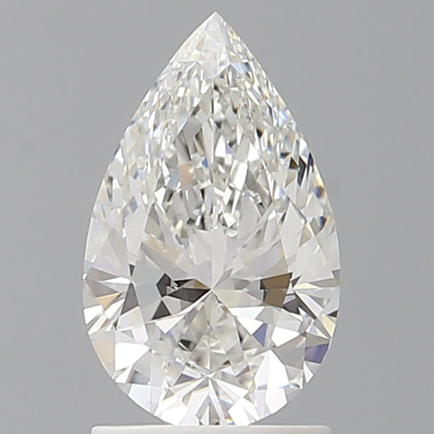 1.50 Carat Pear Shaped, Ideal Cut, F Color, VVS2 Clarity, IGI Certified Lab Grown Diamond