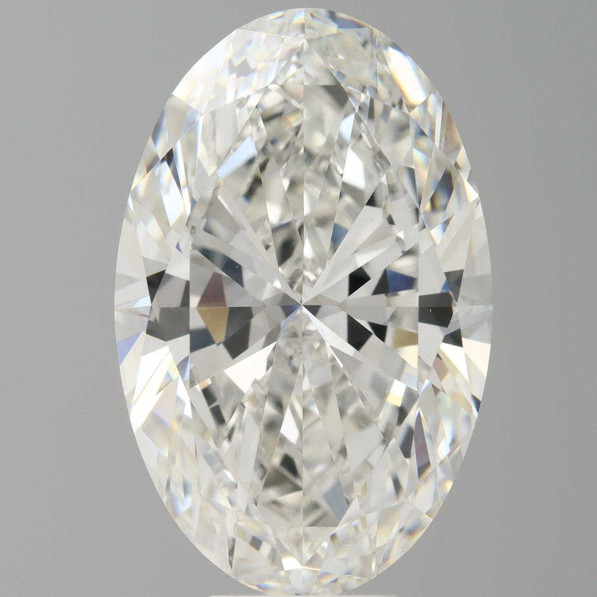 9.55 Carat Oval Shaped, Ideal Cut, F Color, VVS2 Clarity, IGI Certified Lab Grown Diamond