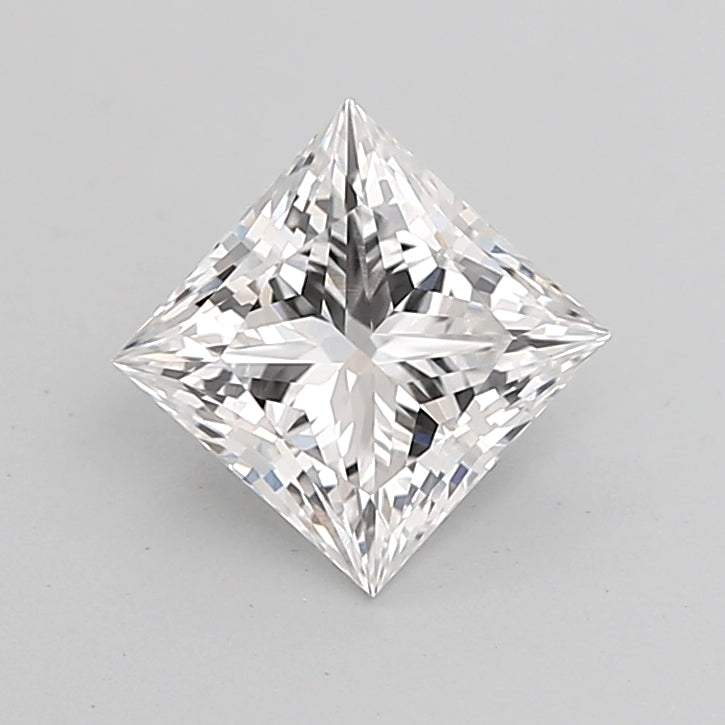 1.55 Carat Princess Shaped, Ideal Cut, E Color, VVS1 Clarity, IGI Certified Lab Grown Diamond
