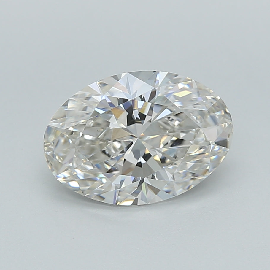1.81 Carat Oval Shaped, Ideal Cut, F Color, VVS2 Clarity, IGI Certified Lab Grown Diamond