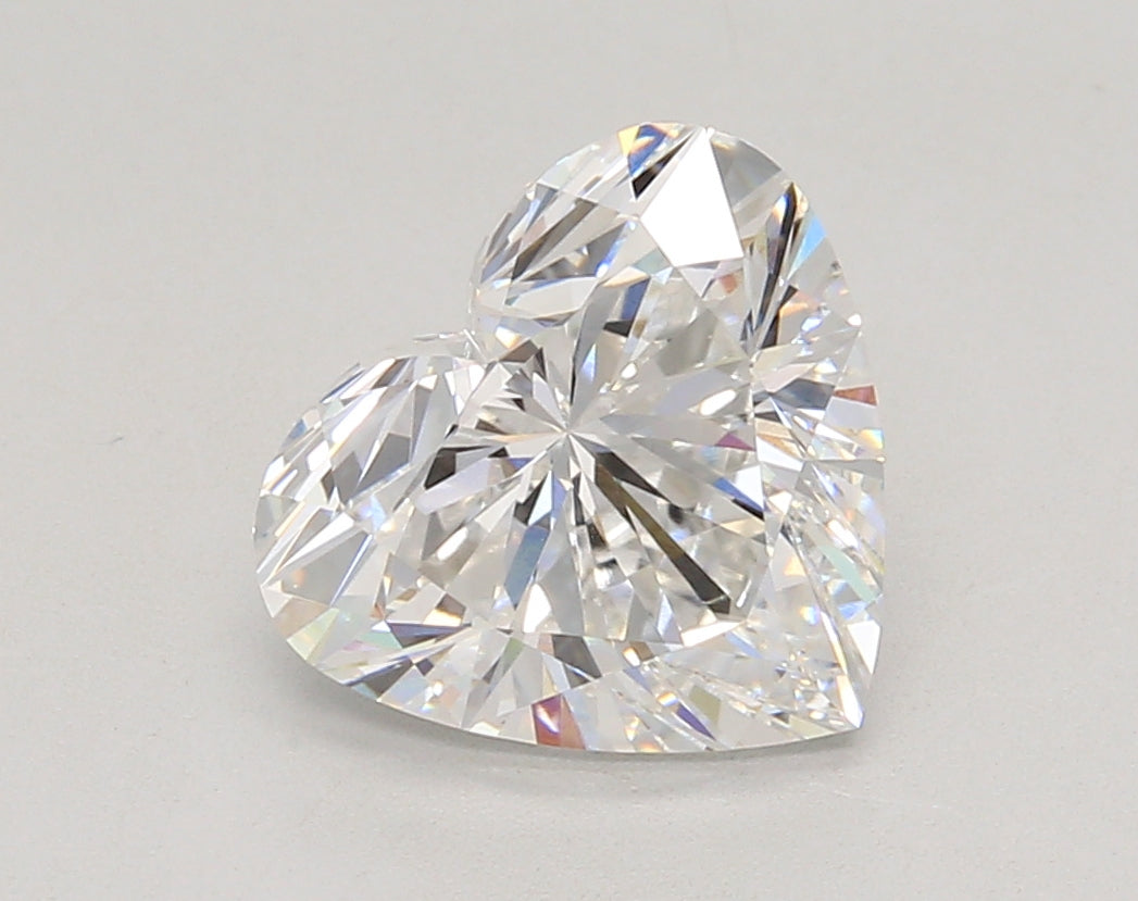 3.04 Carat Heart Shaped, Ideal Cut, E Color, VVS1 Clarity, IGI Certified Lab Grown Diamond