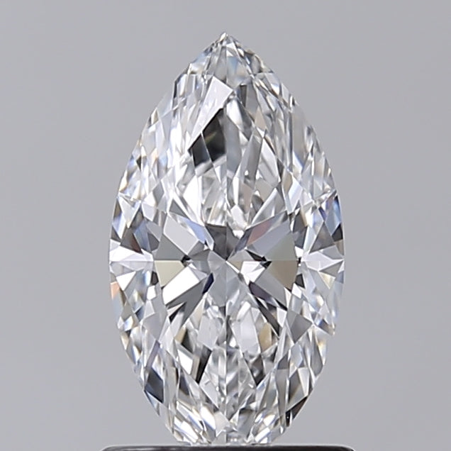 1.02 Carat Marquise Shaped, Excellent Cut, D Color, VVS1 Clarity, IGI Certified Lab Grown Diamond