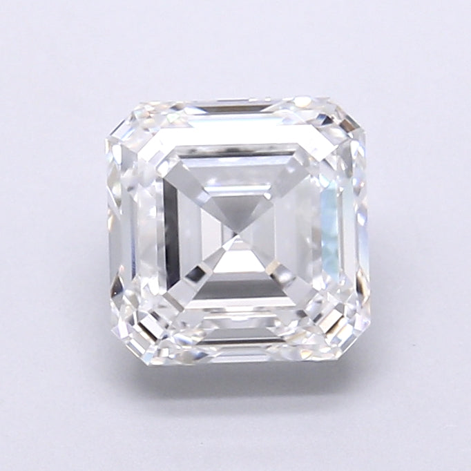 2.13 Carat Asscher Shaped, Very Good Cut, D Color, VVS2 Clarity, IGI Certified Lab Grown Diamond