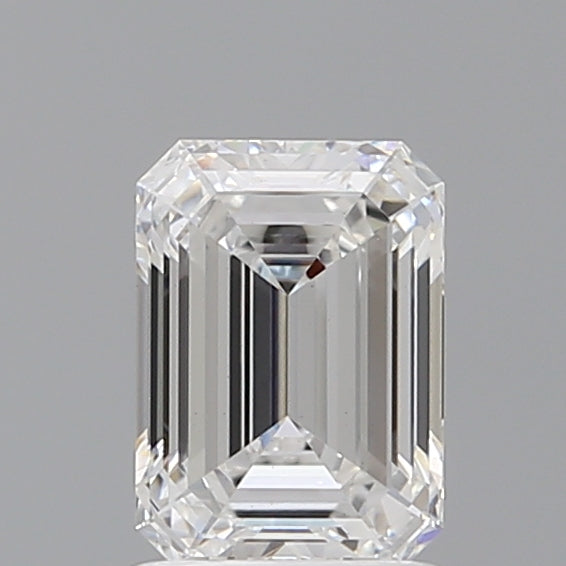 1.42 Carat Emerald Shaped, Ideal Cut, D Color, VS1 Clarity, IGI Certified Lab Grown Diamond