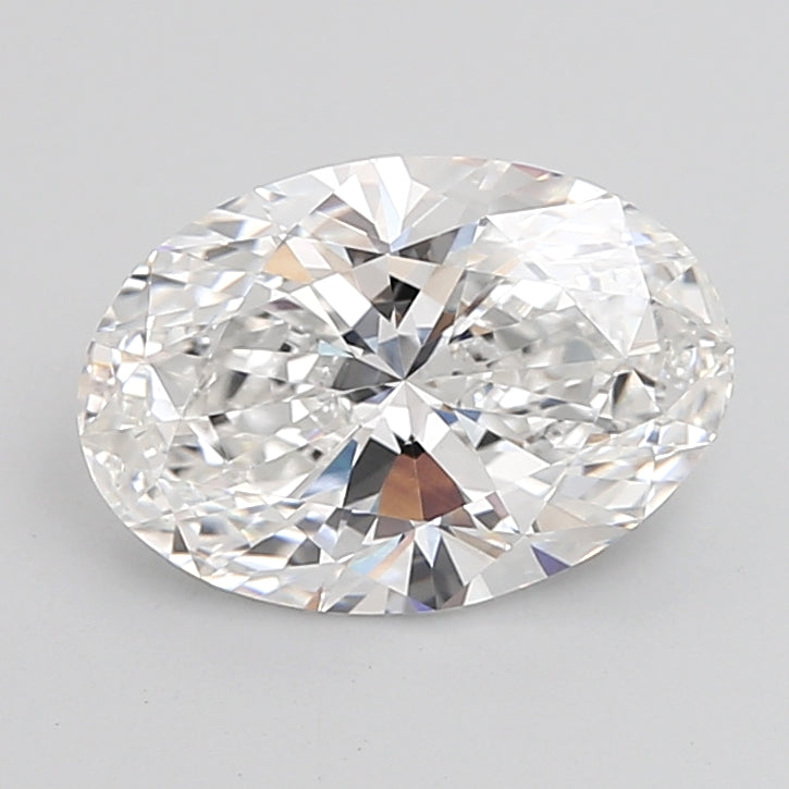 4.08 Carat Oval Shaped, Ideal Cut, E Color, VVS2 Clarity, IGI Certified Lab Grown Diamond