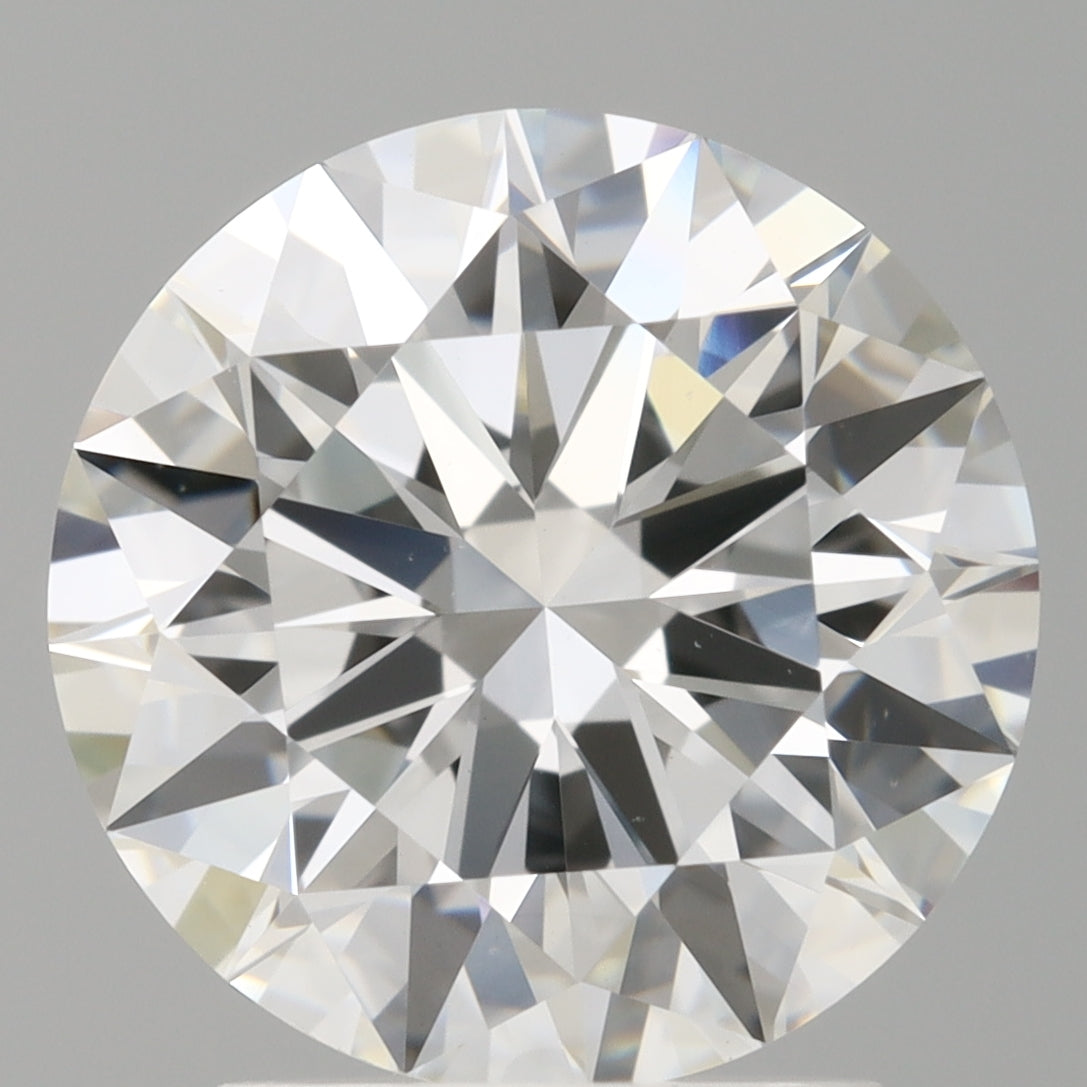 2.51 Carat Round Shaped, Ideal Cut, D Color, VS1 Clarity, IGI Certified Lab Grown Diamond