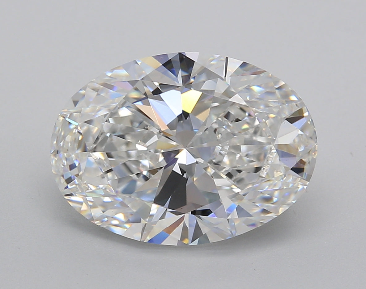 5.00 Carat Oval Shaped, Very Good Cut, E Color, VVS2 Clarity, IGI Certified Lab Grown Diamond