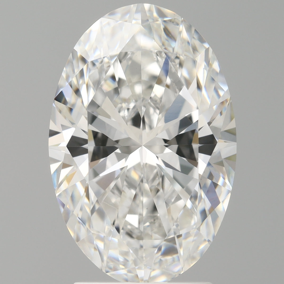 3.10 Carat Oval Shaped, Ideal Cut, E Color, VVS2 Clarity, IGI Certified Lab Grown Diamond