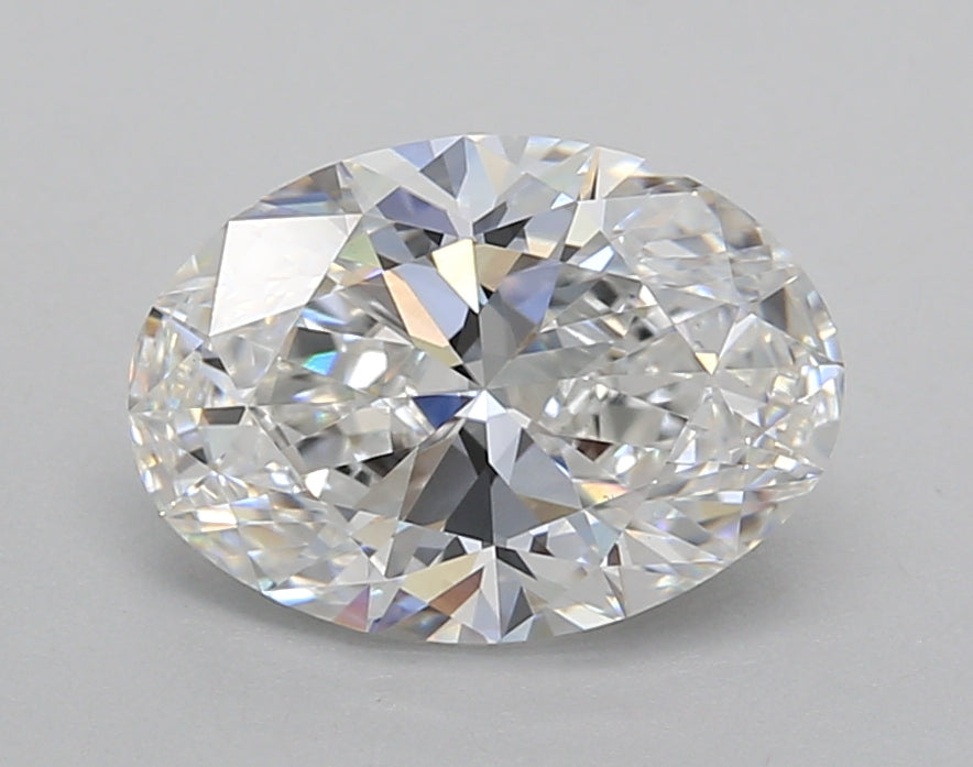 2.02 Carat Oval Shaped, Excellent Cut, E Color, VVS2 Clarity, IGI Certified Lab Grown Diamond
