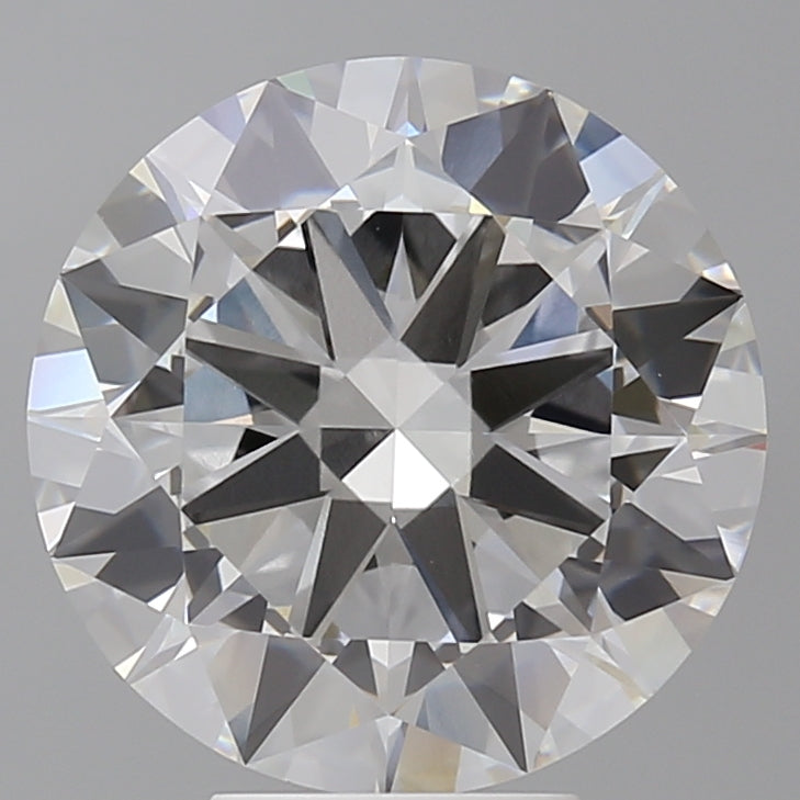6.08 Carat Round Shaped, Excellent Cut, E Color, VVS2 Clarity, IGI Certified Lab Grown Diamond
