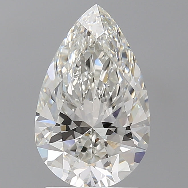 2.08 Carat Pear Shaped, Ideal Cut, F Color, VVS1 Clarity, IGI Certified Lab Grown Diamond