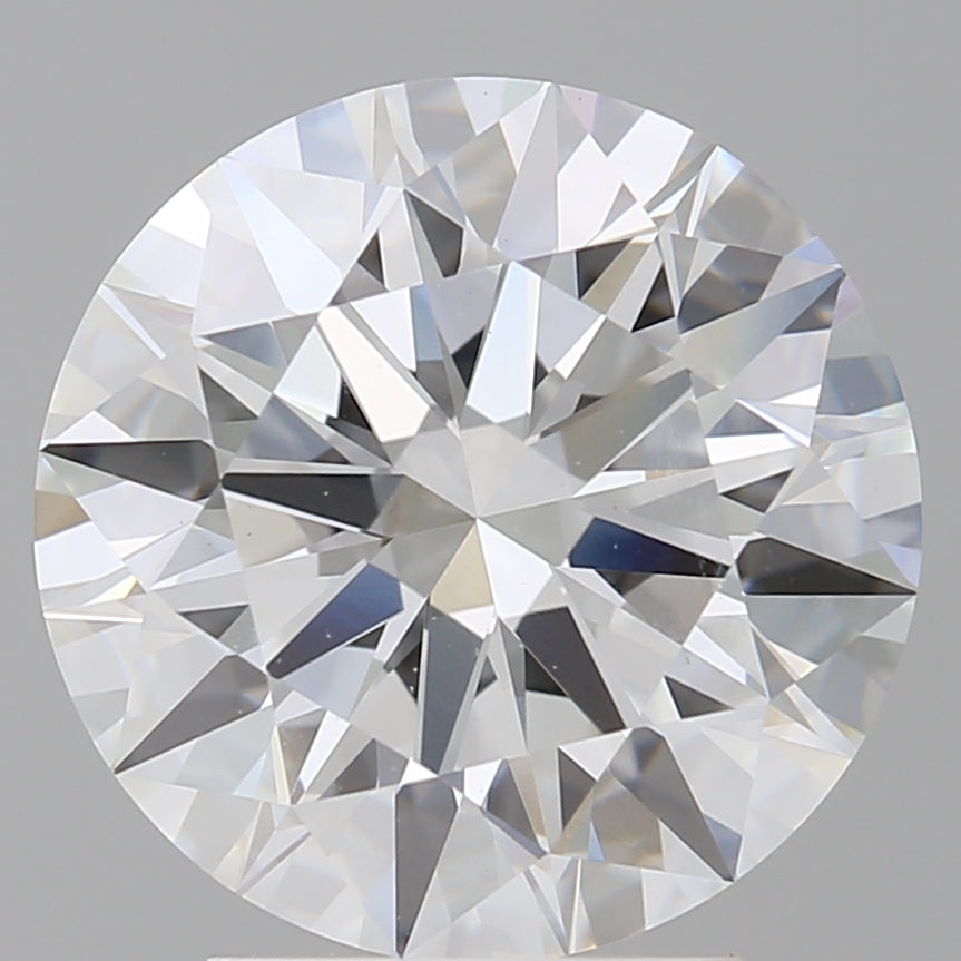 3.59 Carat Round Shaped, Ideal Cut, E Color, VVS2 Clarity, IGI Certified Lab Grown Diamond