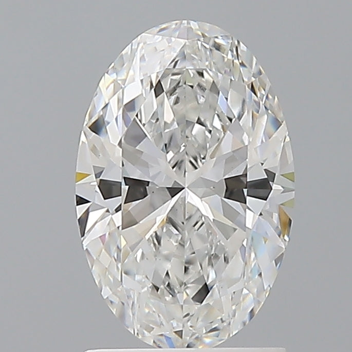 1.60 Carat Oval Shaped, Ideal Cut, E Color, VS1 Clarity, IGI Certified Lab Grown Diamond