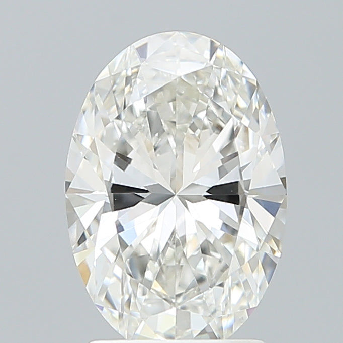 2.10 Carat Oval Shaped, Ideal Cut, G Color, VVS2 Clarity, IGI Certified Lab Grown Diamond