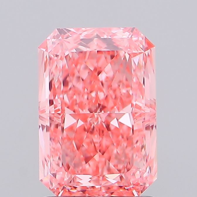 2.10 Carat Radiant Shaped, Excellent Cut, VVS2 Clarity, IGI Certified Lab Grown Diamond